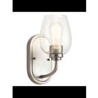 Applique murale Kichler Valserrano 44381NICS 1-lumière 75W nickel brossé