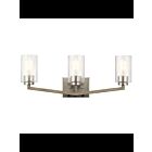 Luminaire de vanité Kichler Deryn 45034DAG 3-lumières 75W gris antique