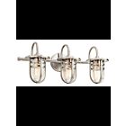 Luminaire de vanité Kichler Caparros 45133NI 3-lumières 100W nickel brossé