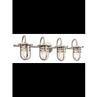 Luminaire de vanité Kichler Caparros 45134NI 4-lumières 100W nickel brossé