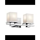 Luminaire de vanité Kichler Tully 45150CH 2-lumières 100W chrome