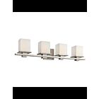 Luminaire de vanité Kichler Tully 45152AP 4-lumières 100W étain antique