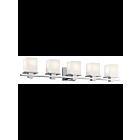 Luminaire de vanité Kichler Tully 45193CH 5-lumières 100W chrome