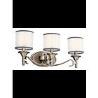 Luminaire de vanité Kichler Lacey 45283AP 3-lumières 60W étain antique