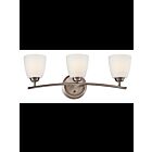 Luminaire de vanité Kichler Granby 45360BPT 3-lumières 100W étain brossé