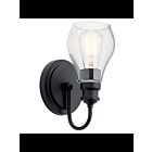 Applique murale Kichler Greenbrier 45390BK 1-lumière 100W noir