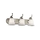 Luminaire de vanité Kichler Camerena 45423NI 3-lumières 100W nickel brossé