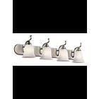 Luminaire de vanité Kichler Camerena 45424NI 4-lumières 100W nickel brossé