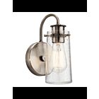 Applique murale Kichler Braelyn 45457CLP 1-lumière 60W étain classique