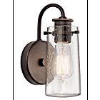 Applique murale Kichler Braelyn 45457OZ 1-lumière 60W vieux bronze