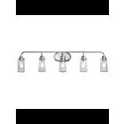 Luminaire de vanité Kichler Braelyn 45461CH 5-lumières 60W chrome
