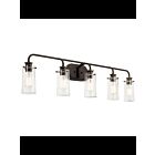 Luminaire de vanité Kichler Braelyn 45461OZ 5-lumières 60W vieux bronze