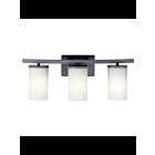 Luminaire de vanité Kichler Crosby 45497BK 3-lumières 100W noir