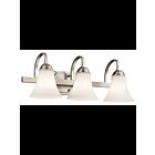 Luminaire de vanité Kichler Keiran 45513NI 3-lumières 100W nickel brossé
