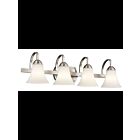 Luminaire de vanité Kichler Keiran 45514NI 4-lumières 100W nickel brossé