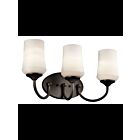 Luminaire de vanité Kichler Aubrey 45570OZ 3-lumières 100W vieux bronze