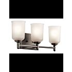 Luminaire de vanité Kichler Shailene 45574OZ 3-lumières 100W vieux bronze