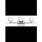 Luminaire de vanité Kichler Jasper 45582CH 3-lumières 50W chrome