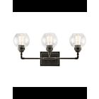 Luminaire de vanité Kichler Niles 45592OZ 3-lumières 100W vieux bronze
