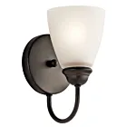 Applique murale Kichler Jolie 45637OZ 1-lumière 100W vieux bronze