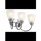 Luminaire de vanité Kichler Jolie 45639CH 3-lumières 100W chrome
