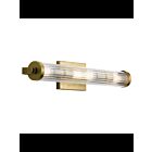 Luminaire de vanité linéaire Kichler Azores 45649NBR 4-lumières 40W laiton naturel