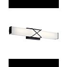 Luminaire de vanité linéaire à LED Kichler Trinsic 45657MBKLED 2-lumières 23W noir mat