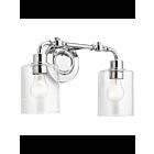 Luminaire de vanité Kichler Gunnison 45665CH 2-lumières 75W chrome