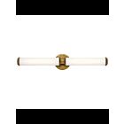 Luminaire de vanité linéaire à LED Kichler Indeco 45685NBRLED 2-lumières 31W laiton naturel