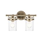 Luminaire de vanité Kichler Brinley 45688CPZ 2-lumières 150W Champagne Bronze