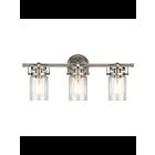 Luminaire de vanité Kichler Brinley 45689NI 3-lumières 75W nickel brossé