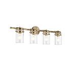 Luminaire de vanité Kichler Brinley 45690CPZ 4-lumières 300W Champagne Bronze