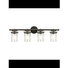 Luminaire de vanité Kichler Brinley 45690OZ 4-lumières 75W vieux bronze