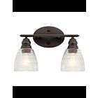 Luminaire de vanité Kichler Karmarie 45696OZ 2-lumières 75W vieux bronze