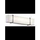 Luminaire de vanité linéaire à LED Kichler Impello 45838CHLED 1-lumière 25W chrome