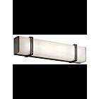 Luminaire de vanité linéaire à LED Kichler Impello 45838OZLED 1-lumière 25W vieux bronze
