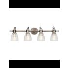 Luminaire de vanité Kichler Flagship 45874CLP 4-lumières 75W étain classique