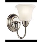 Applique murale Kichler Nicholson 45881NI 1-lumière 100W nickel brossé