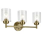 Kichler 45886NBR Winslow 3-Lumières 225W Laiton naturel Lumière de Vanité