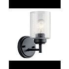 Applique murale Kichler Winslow 45910BK 1-lumière 75W noir