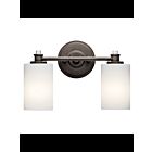 Luminaire de vanité à LED Kichler Joelson 45922OZL18 2-lumières 10W vieux bronze