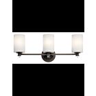 Luminaire de vanité Kichler Joelson 45923OZ 3-lumières 100W vieux bronze