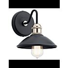 Applique murale Kichler Clyde 45943BK 1-lumière 75W noir