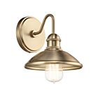 Applique murale Kichler Clyde 45943CPZ 1-lumière 75W Champagne Bronze
