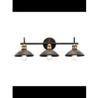 Luminaire de vanité Kichler Clyde 45945OZ 3-lumières 75W vieux bronze