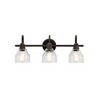 Luminaire de vanité Kichler Avery 45973OZ 3-lumières 75W vieux bronze