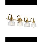 Luminaire de vanité Kichler Avery 45974NBR 4-lumières 75W laiton naturel