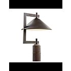 Lampe sur poteau extérieur Kichler Ripley 49063OZ 1-lumière 40W vieux bronze