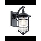 Lanterne murale extérieur Kichler Royal Marine 49126DBK 1-lumière 100W noir vieilli