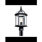 Monture pour poteau extérieur à LED Kichler Barrie 49187BKL18 1-lumière 10W noir